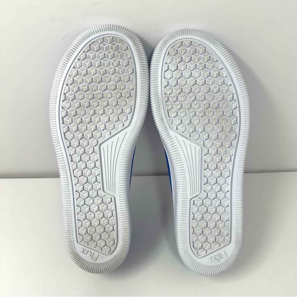 Blue Knit Athletic Sneakers - Flux Women’s Casual Trainers - Picture 6 of 8